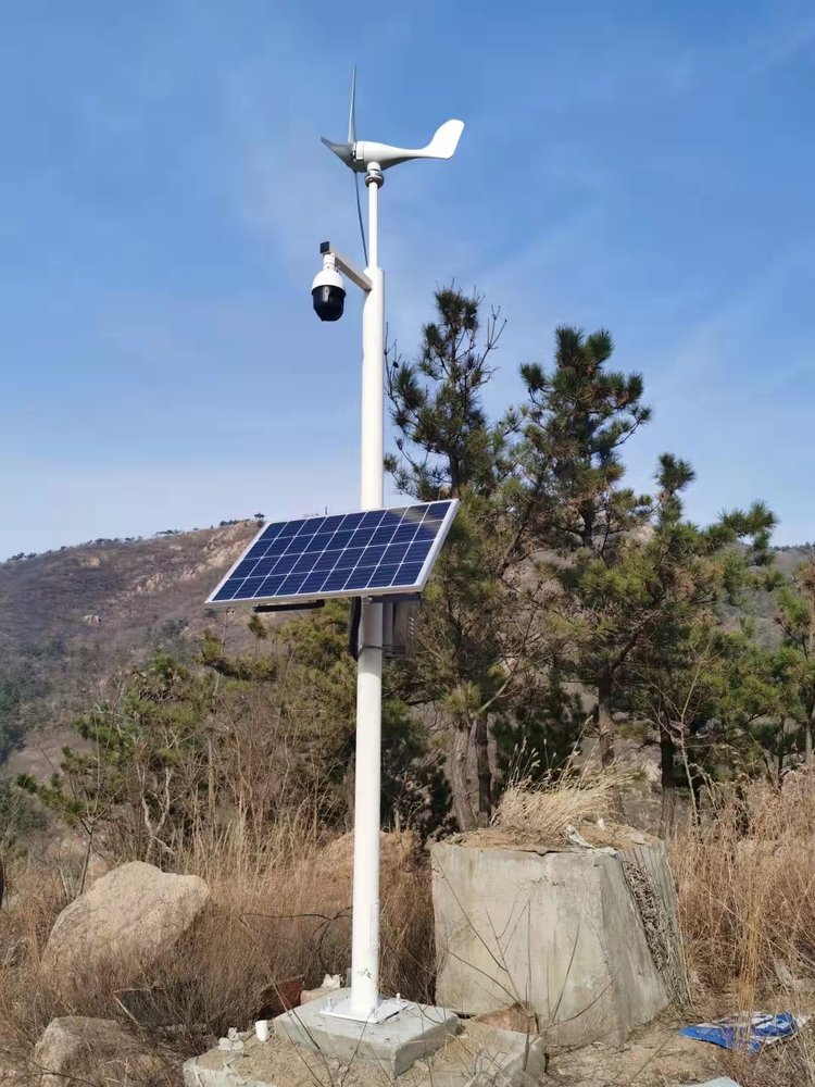 探越太阳能监控供电系统 户外12V/24V 4G球机360天不间断稳定供电方案